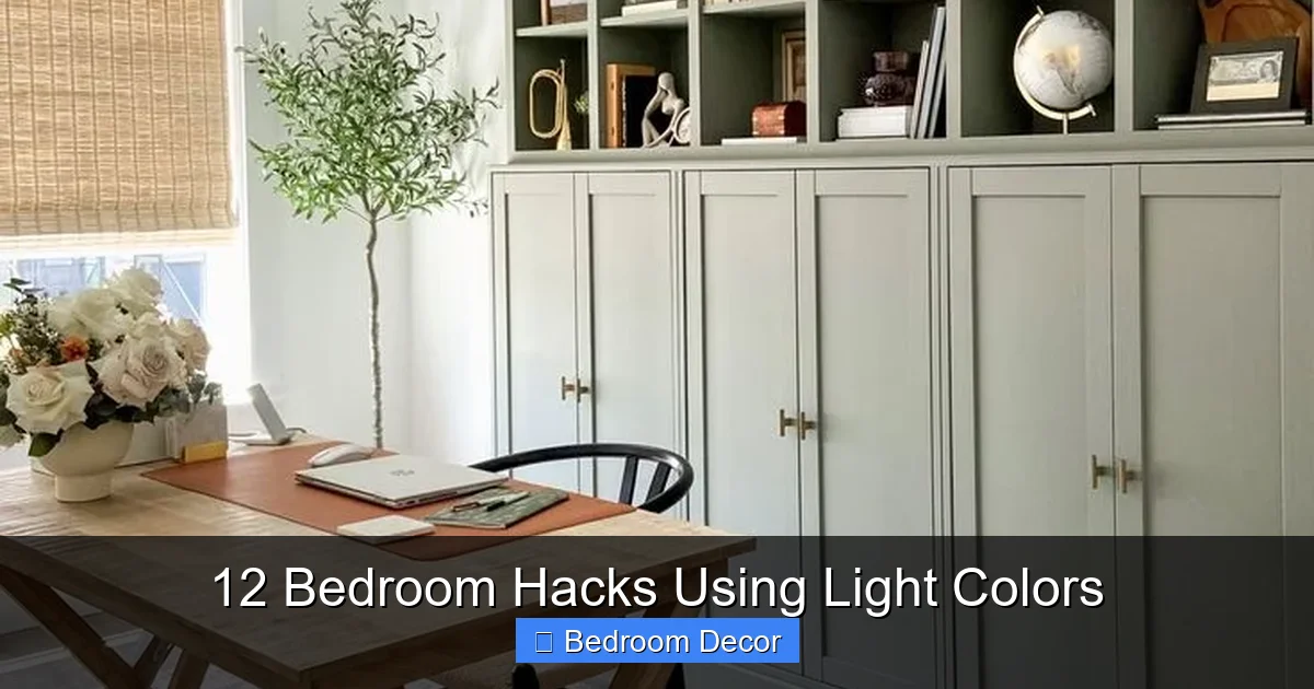 12 Bedroom Hacks Using Light Colors