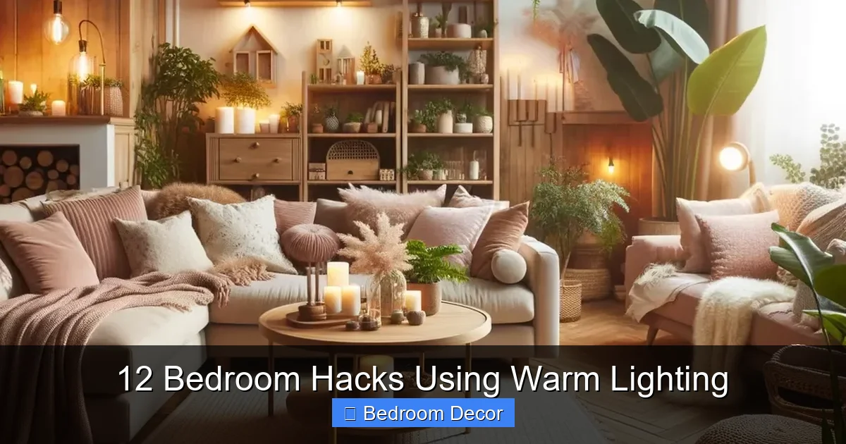 12 Bedroom Hacks Using Warm Lighting