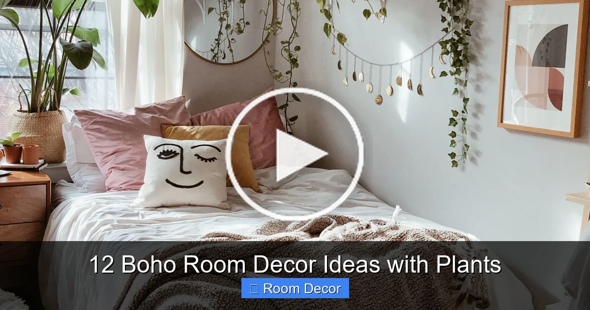 12 Boho Room Decor Ideas with Plants