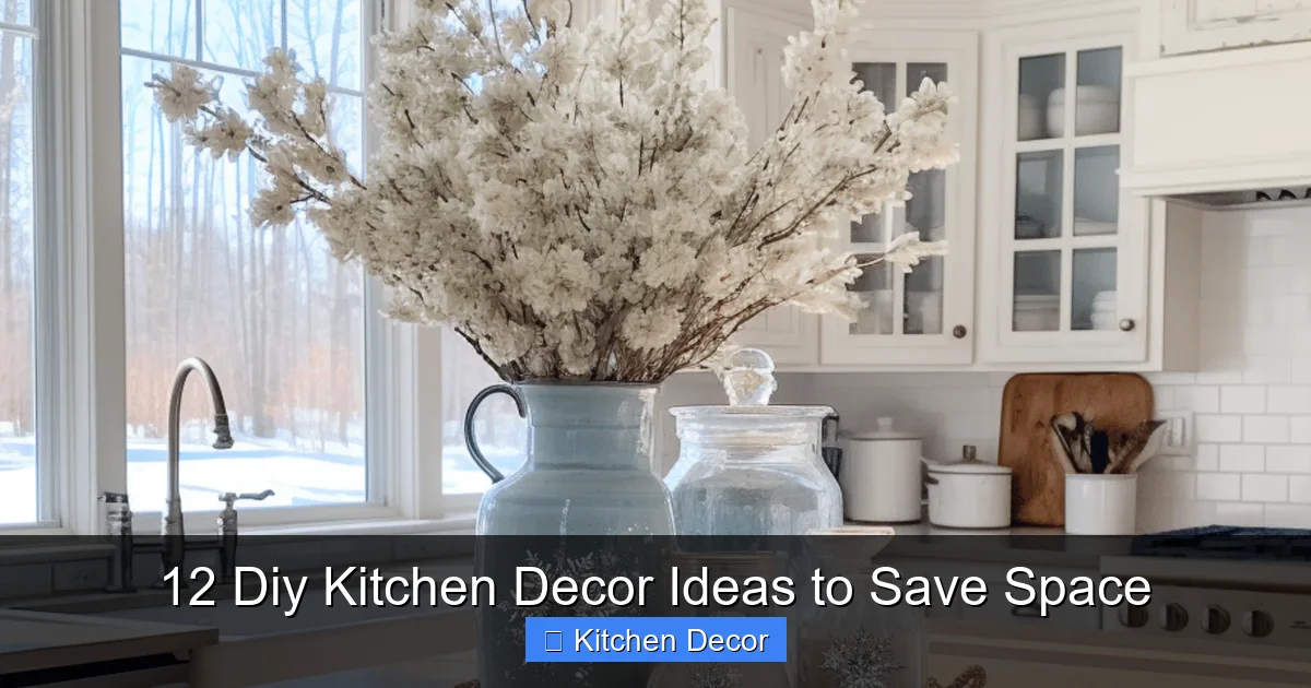 12 Diy Kitchen Decor Ideas to Save Space