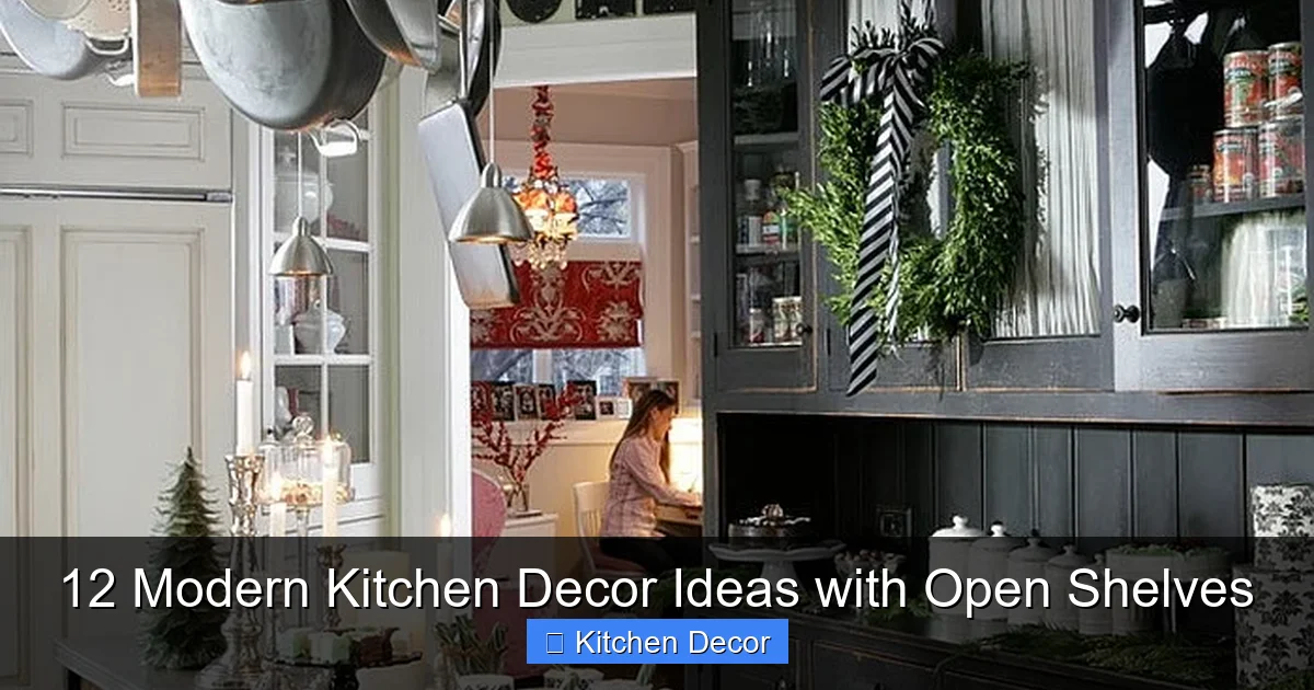 12 Modern Kitchen Decor Ideas with Open Shelves