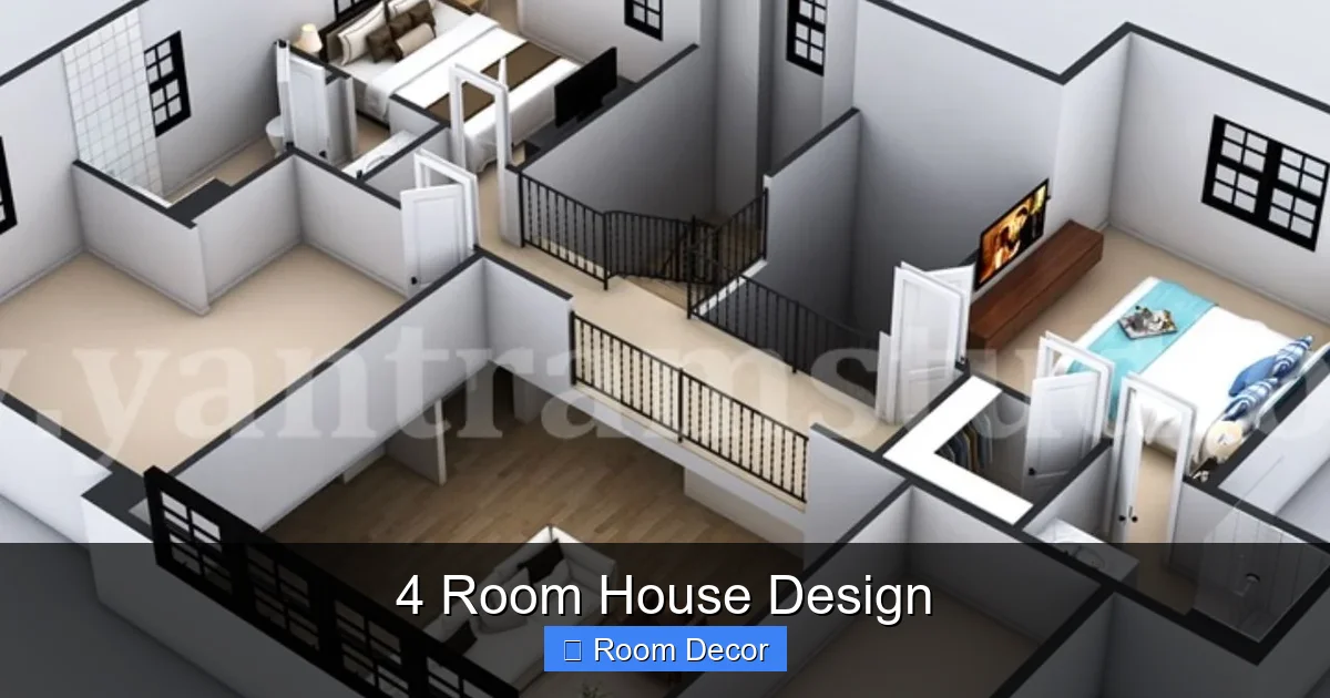 4 Room House Design