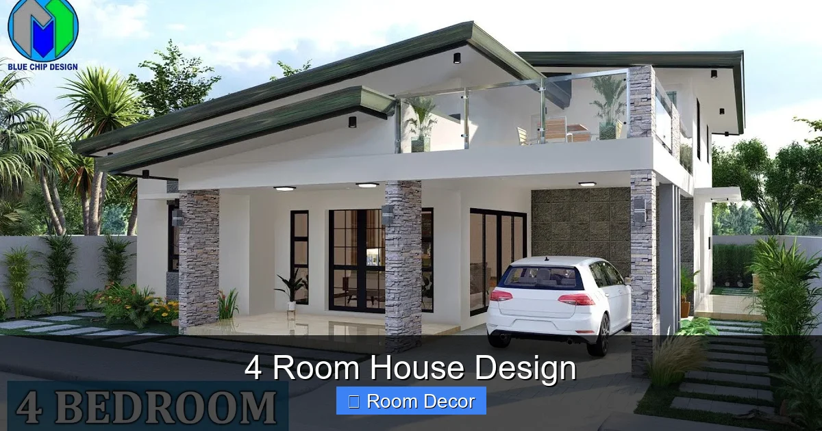 4 Room House Design