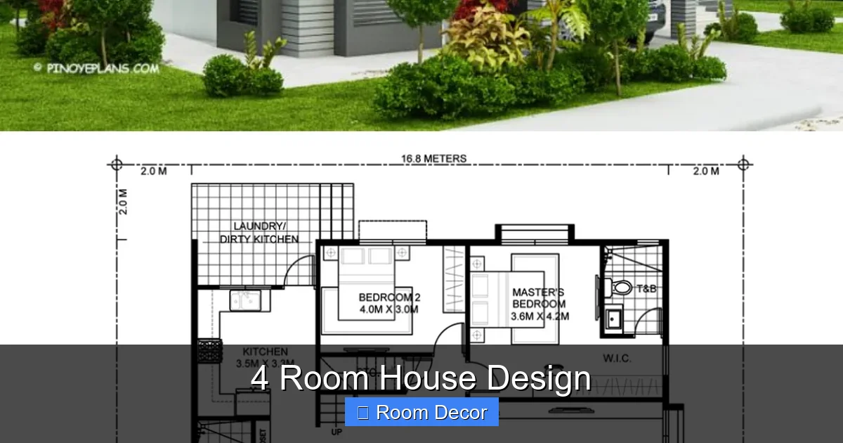 4 Room House Design