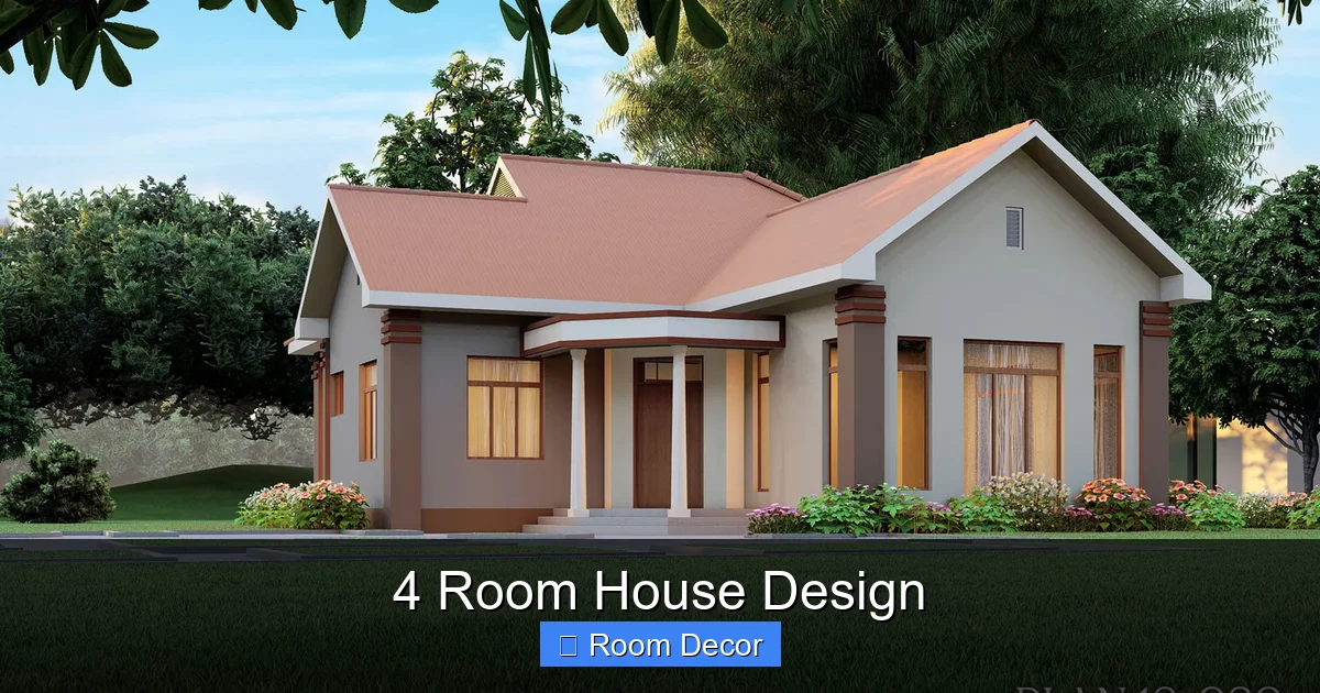 4 Room House Design