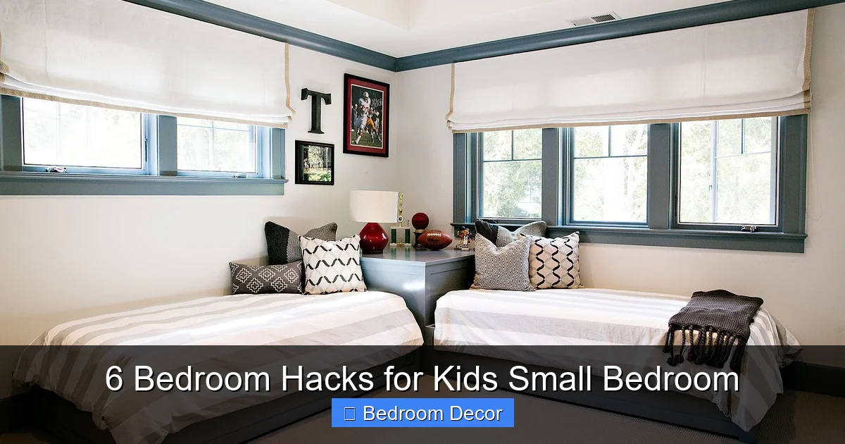6 Bedroom Hacks for Kids Small Bedroom