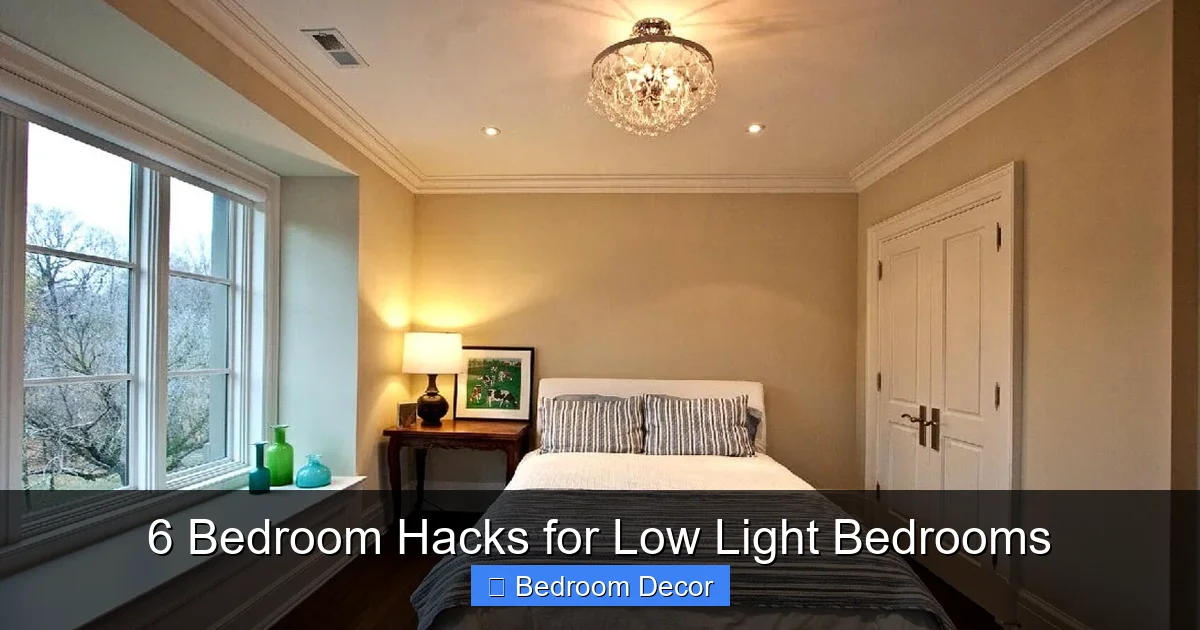 6 Bedroom Hacks for Low Light Bedrooms