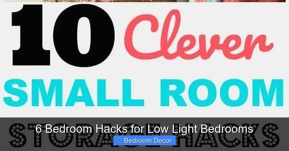 6 Bedroom Hacks for Low Light Bedrooms