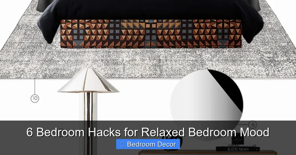 6 Bedroom Hacks for Relaxed Bedroom Mood