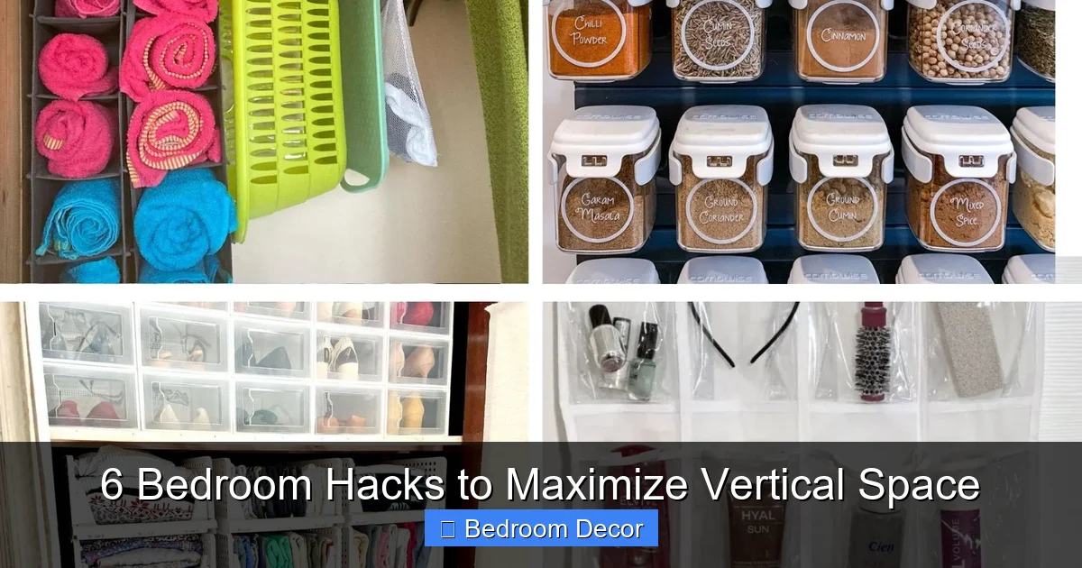 6 Bedroom Hacks to Maximize Vertical Space