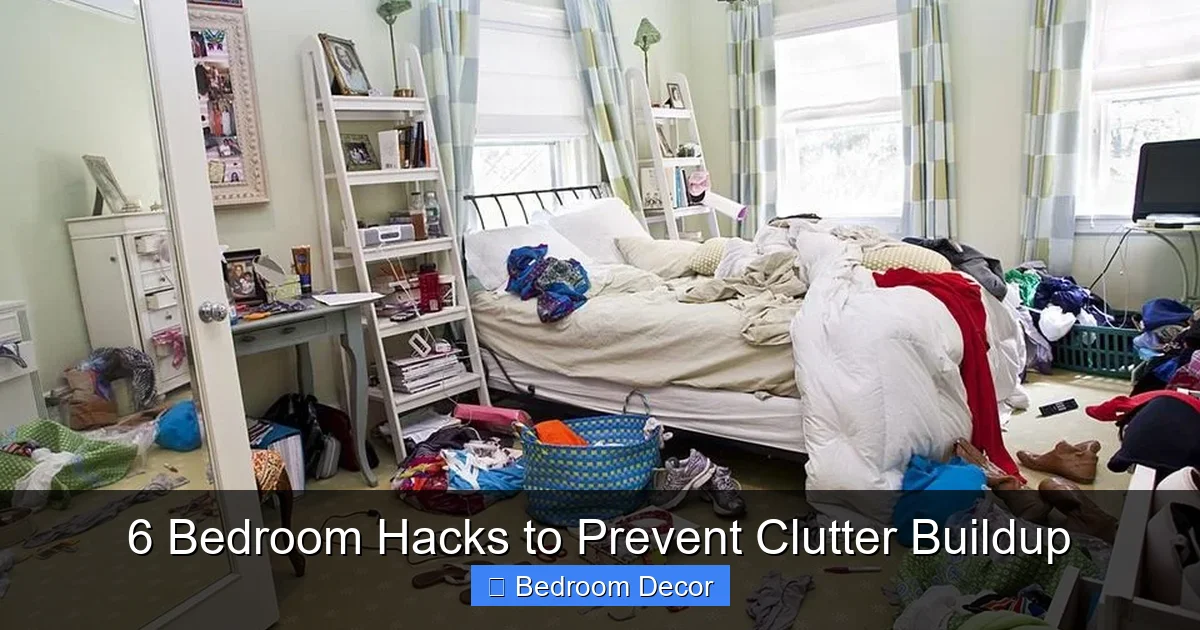 6 Bedroom Hacks to Prevent Clutter Buildup