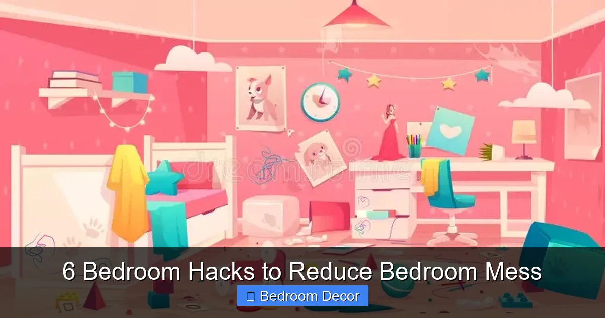 6 Bedroom Hacks to Reduce Bedroom Mess