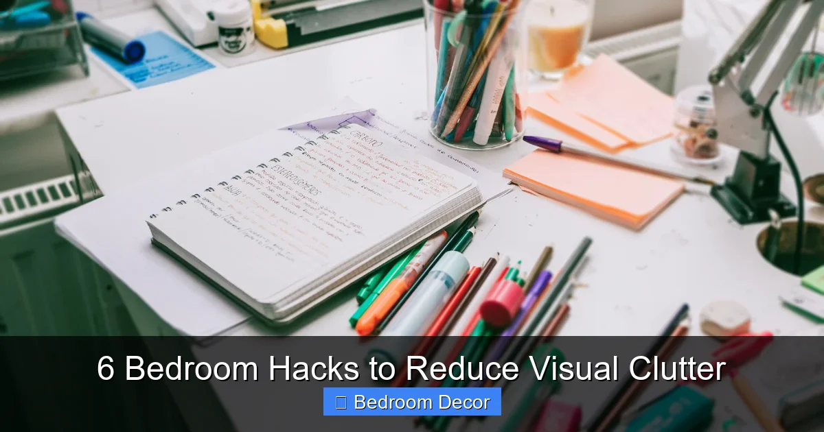6 Bedroom Hacks to Reduce Visual Clutter