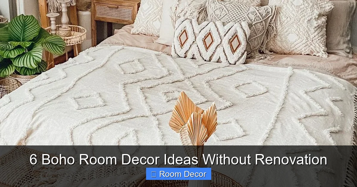 6 Boho Room Decor Ideas Without Renovation