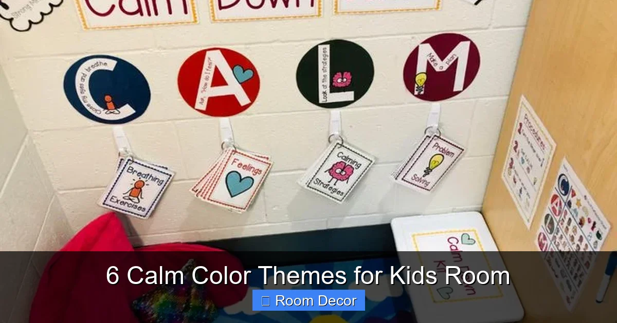6 Calm Color Themes for Kids Room