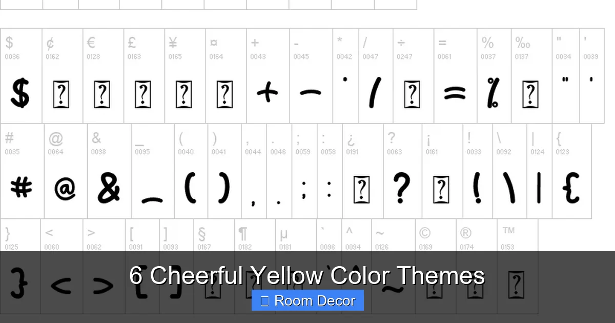 6 Cheerful Yellow Color Themes