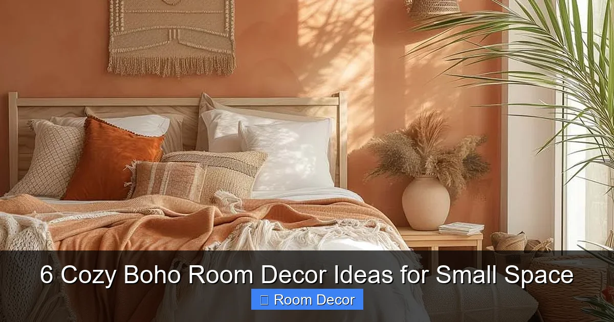 6 Cozy Boho Room Decor Ideas for Small Space