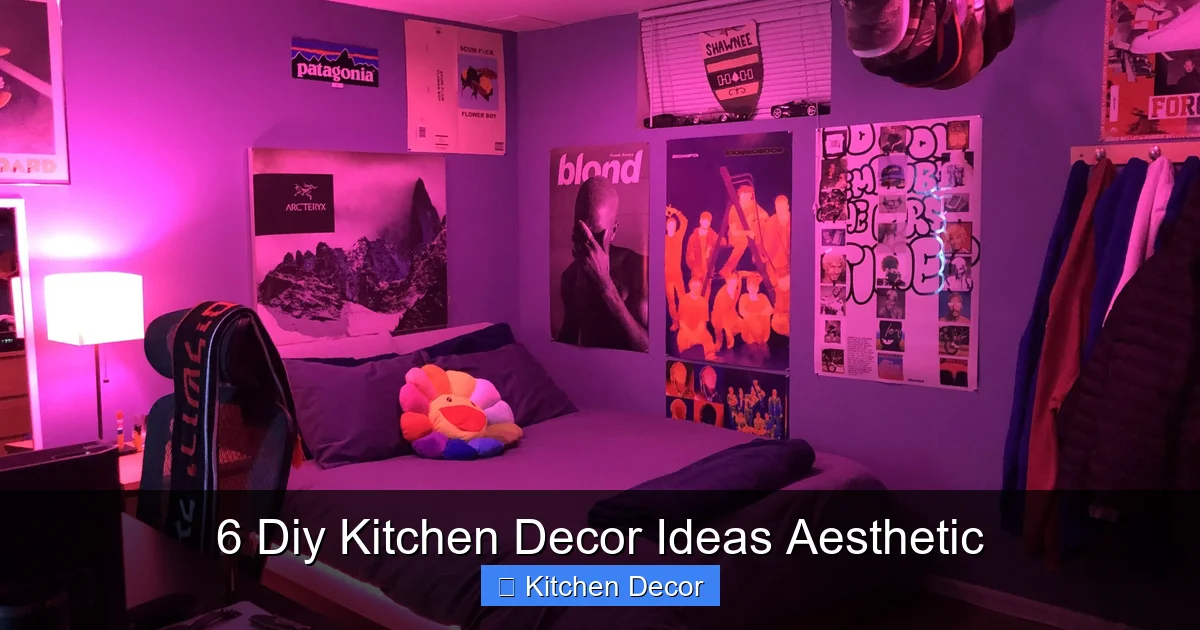 6 Diy Kitchen Decor Ideas Aesthetic
