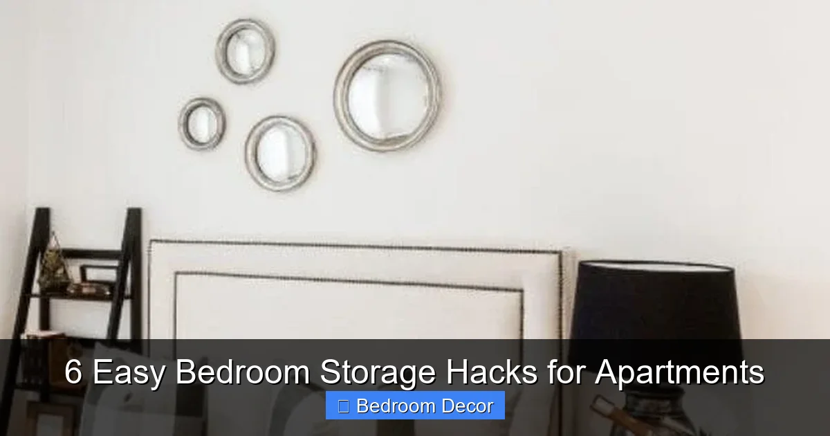 6 Easy Bedroom Storage Hacks for Apartments