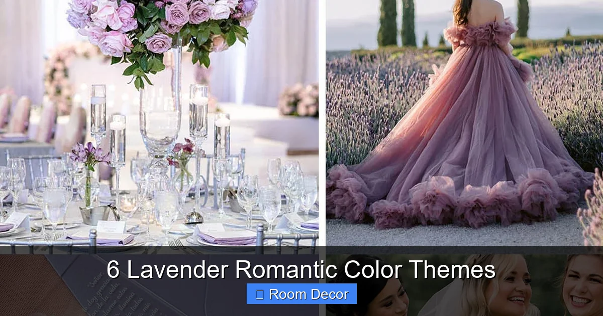 6 Lavender Romantic Color Themes