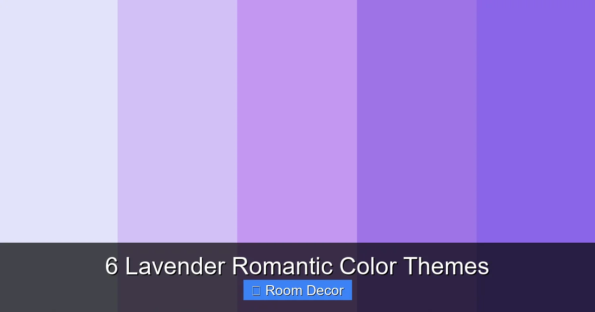 6 Lavender Romantic Color Themes