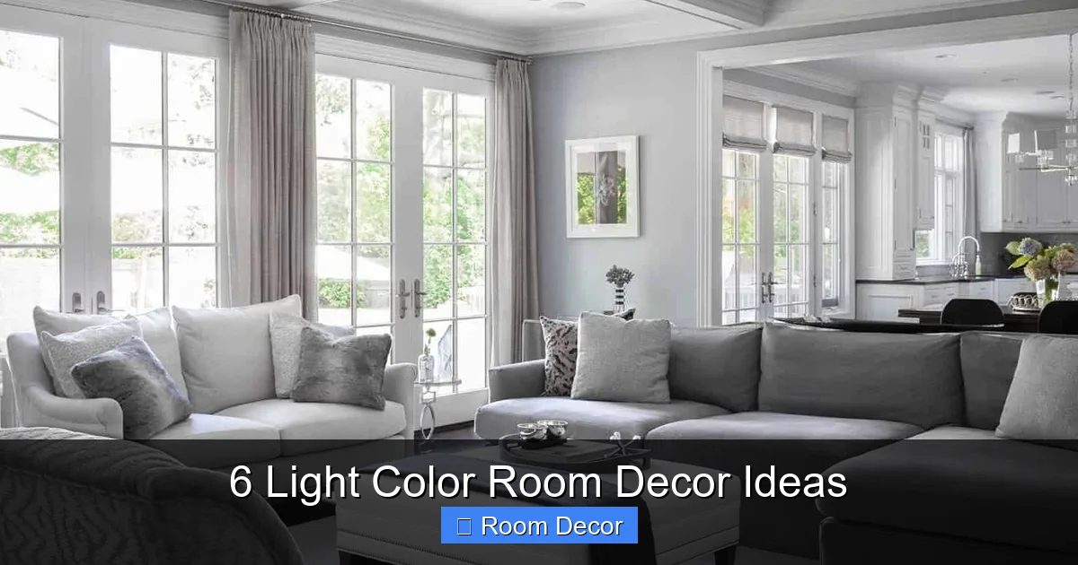 6 Light Color Room Decor Ideas