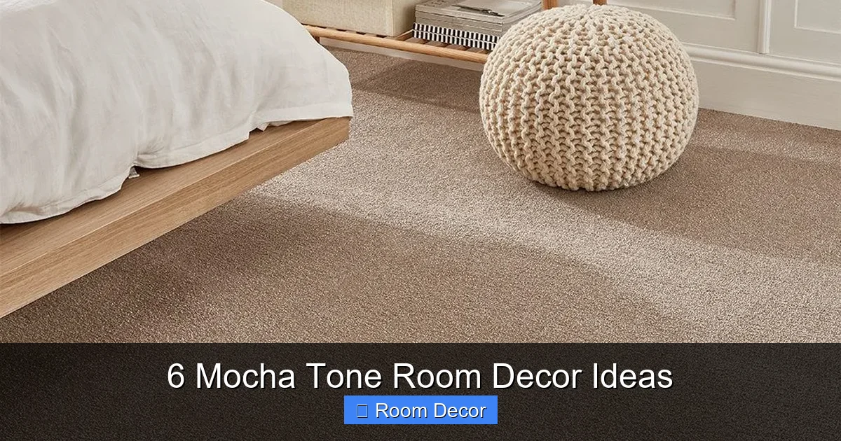 6 Mocha Tone Room Decor Ideas