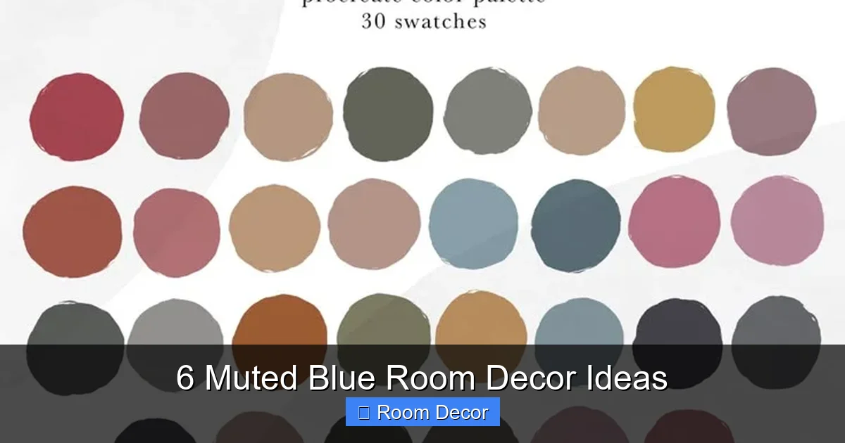 6 Muted Blue Room Decor Ideas