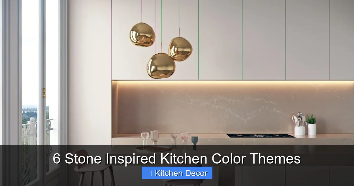 6 Stone Inspired Kitchen Color Themes
