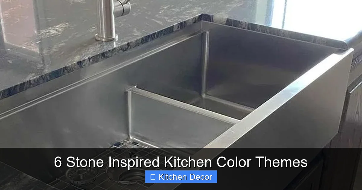 6 Stone Inspired Kitchen Color Themes