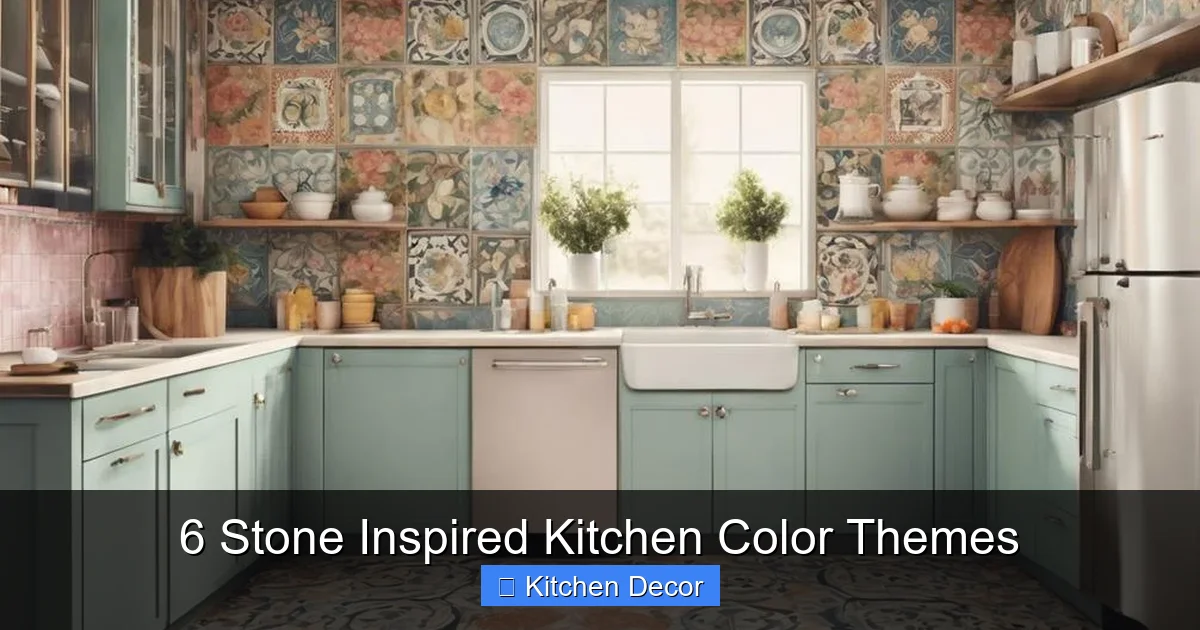6 Stone Inspired Kitchen Color Themes