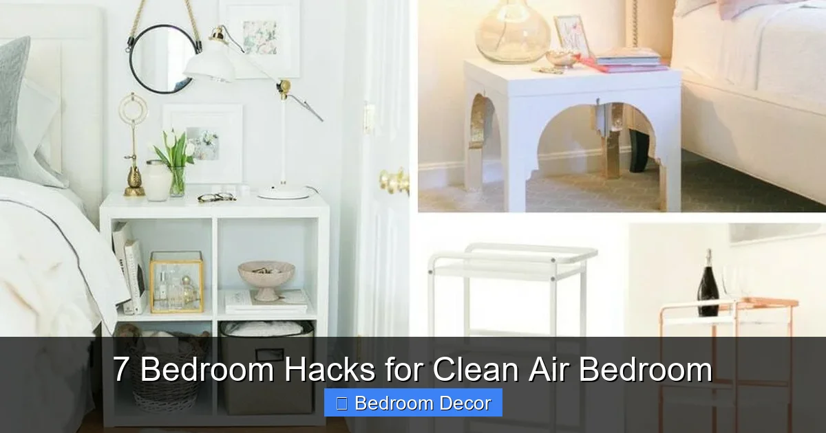 7 Bedroom Hacks for Clean Air Bedroom