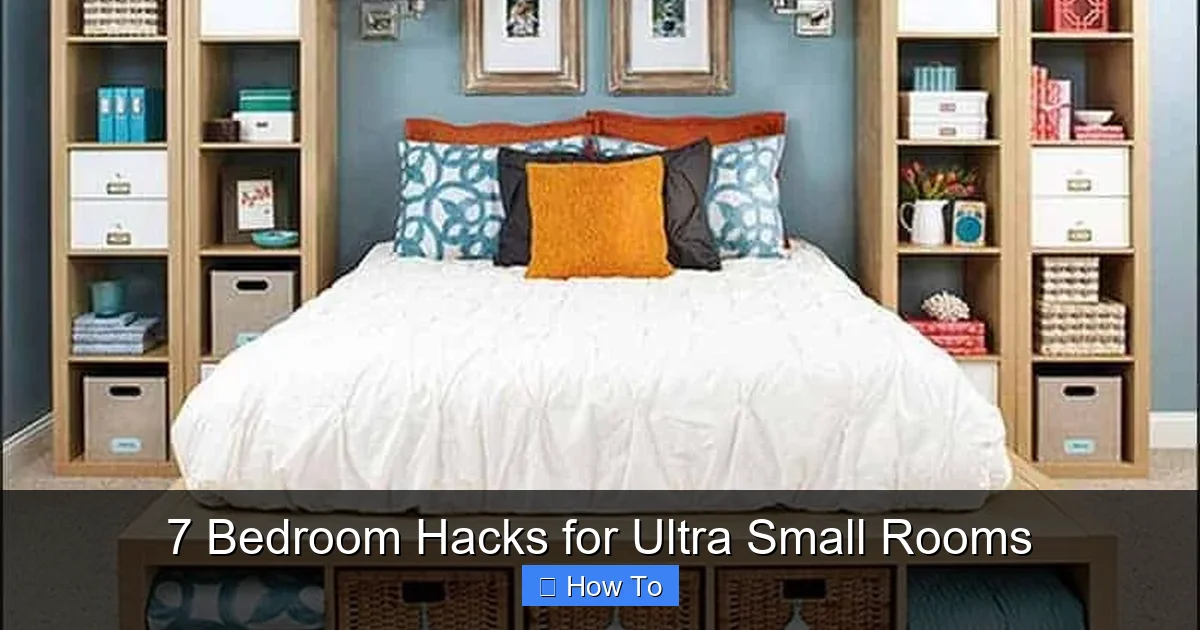 7 Bedroom Hacks for Ultra Small Rooms