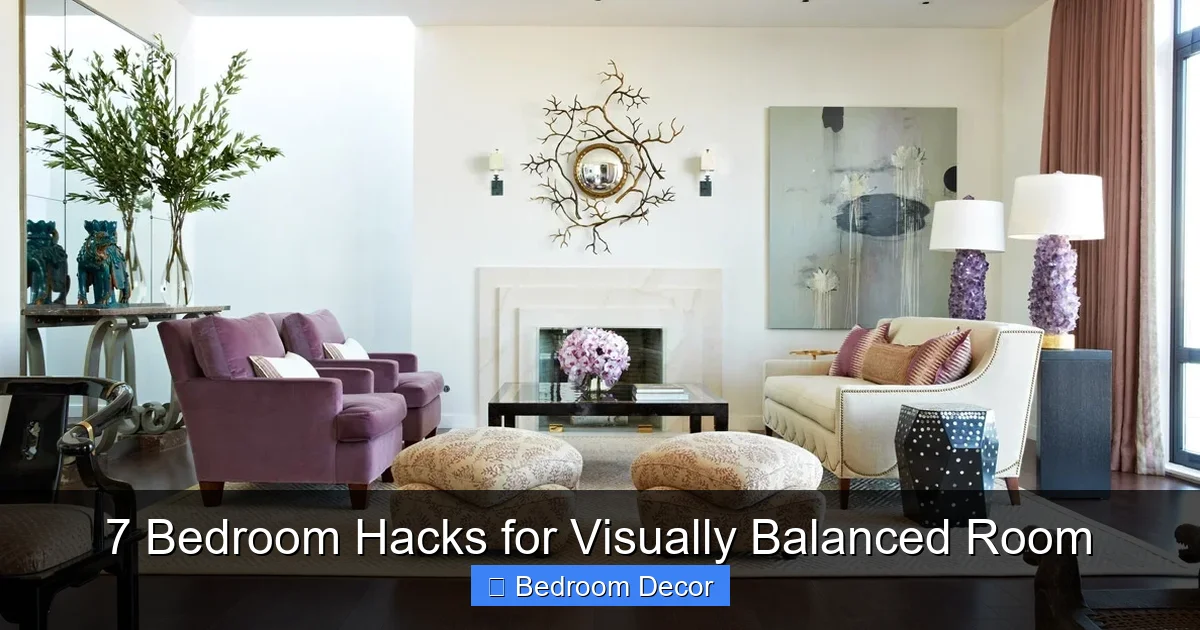 7 Bedroom Hacks for Visually Balanced Room
