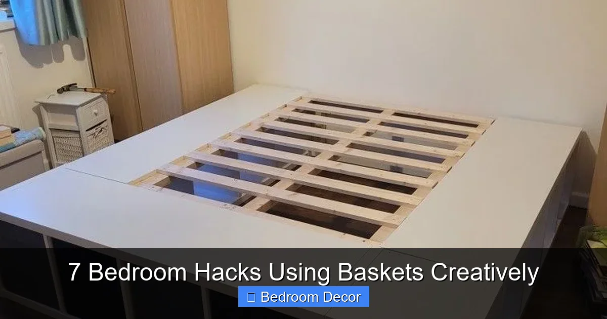 7 Bedroom Hacks Using Baskets Creatively