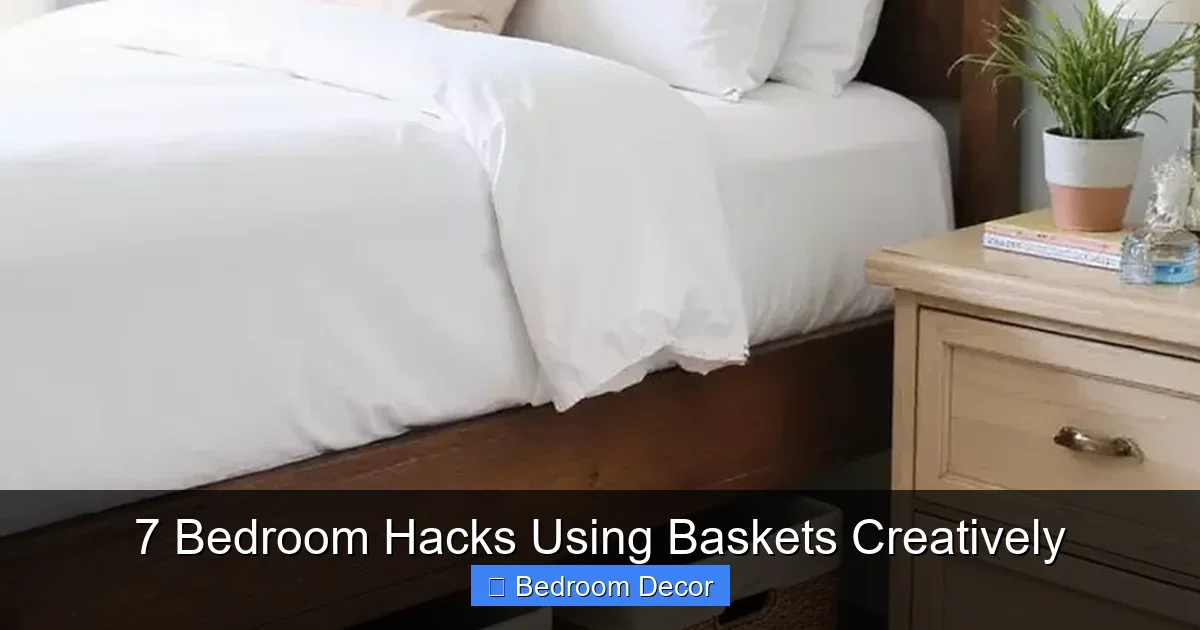 7 Bedroom Hacks Using Baskets Creatively