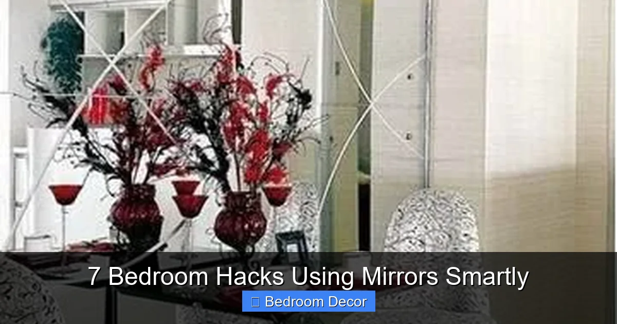 7 Bedroom Hacks Using Mirrors Smartly