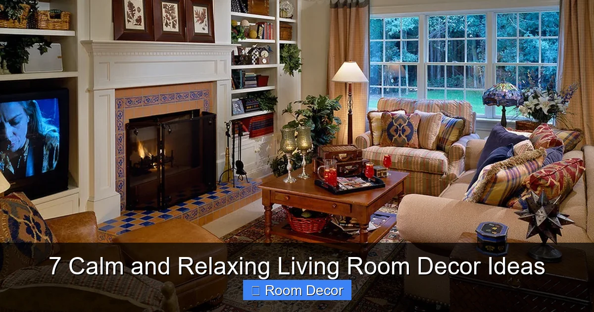 7 Calm and Relaxing Living Room Decor Ideas