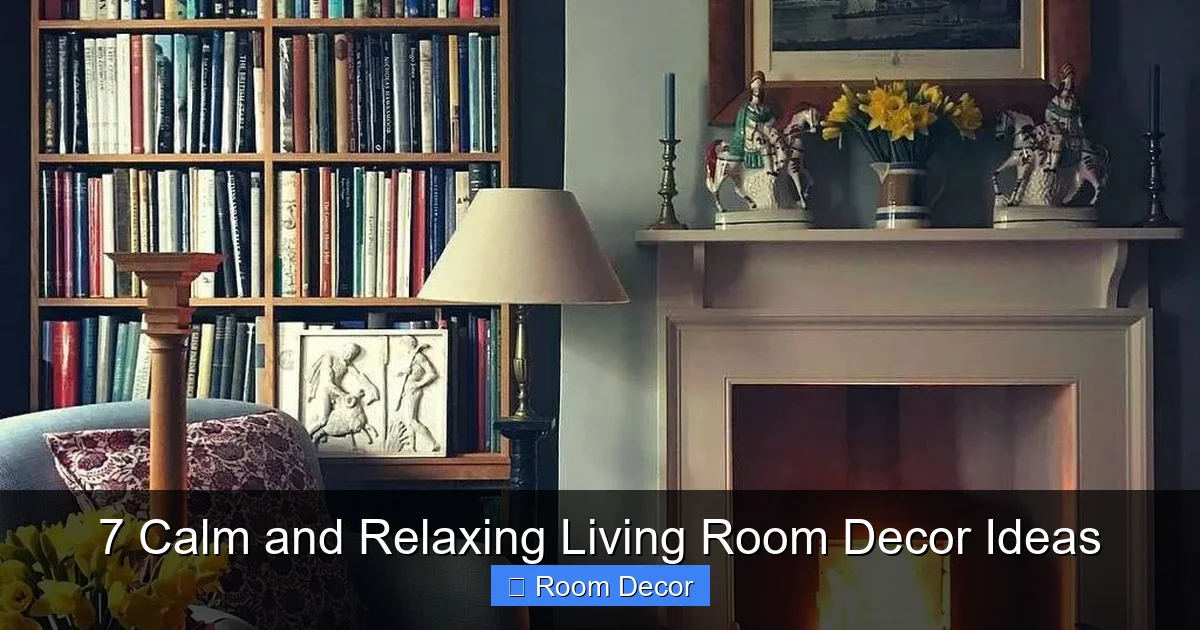 7 Calm and Relaxing Living Room Decor Ideas