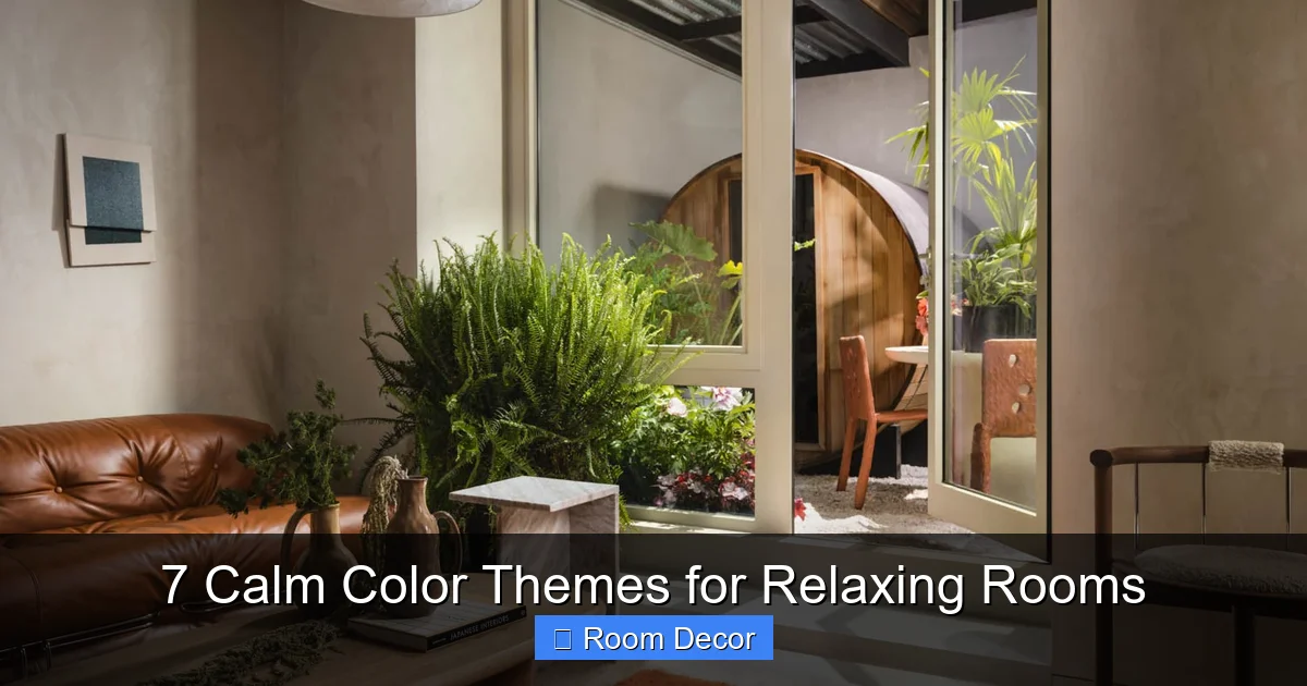 7 Calm Color Themes for Relaxing Rooms