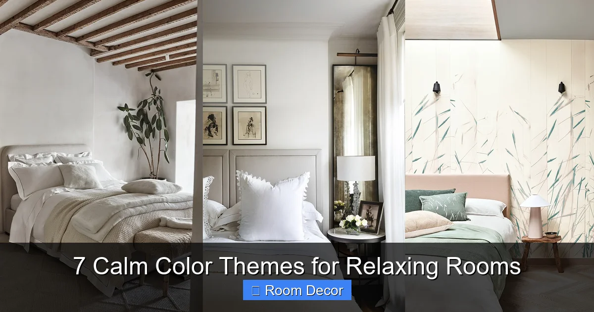 7 Calm Color Themes for Relaxing Rooms