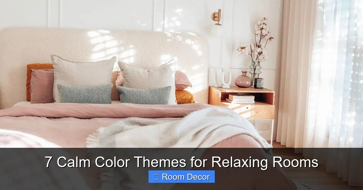 7 Calm Color Themes for Relaxing Rooms