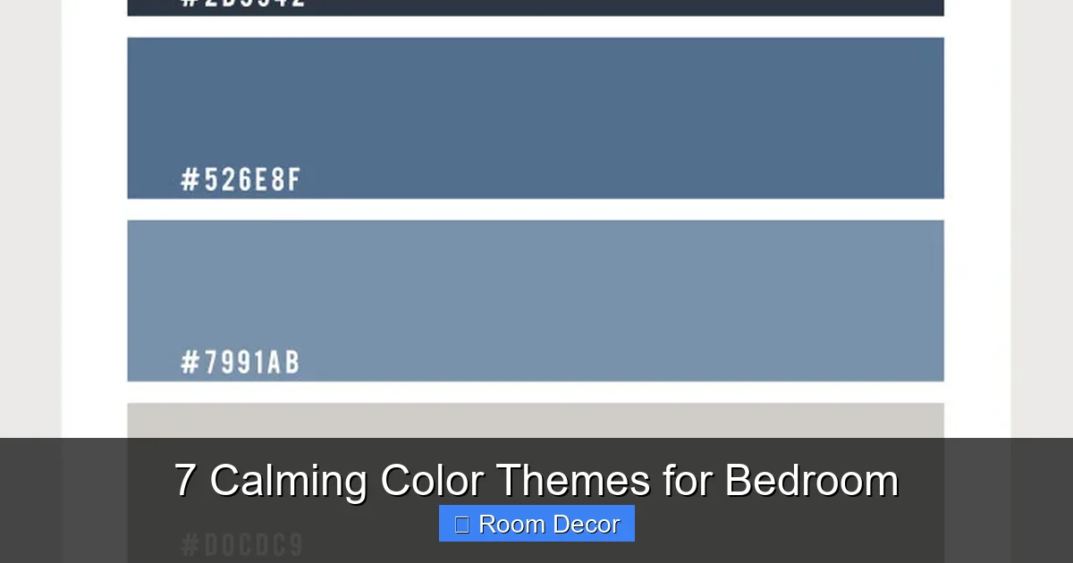 7 Calming Color Themes for Bedroom