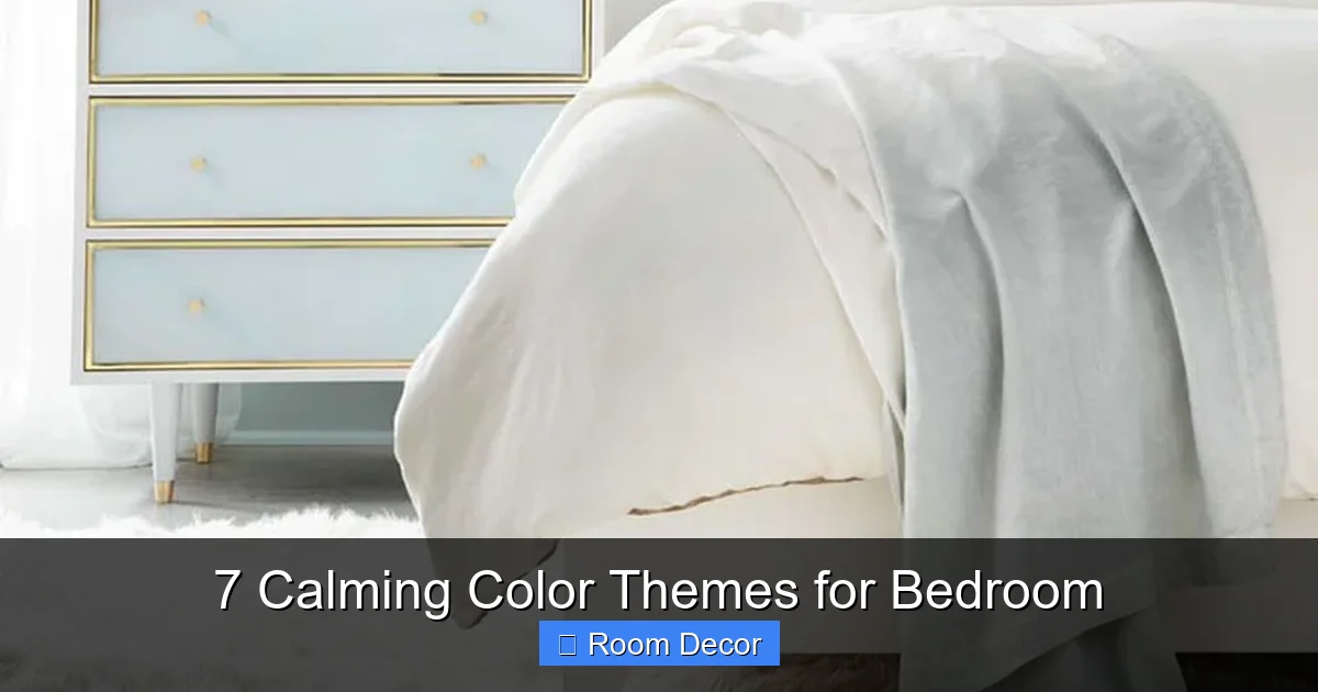 7 Calming Color Themes for Bedroom