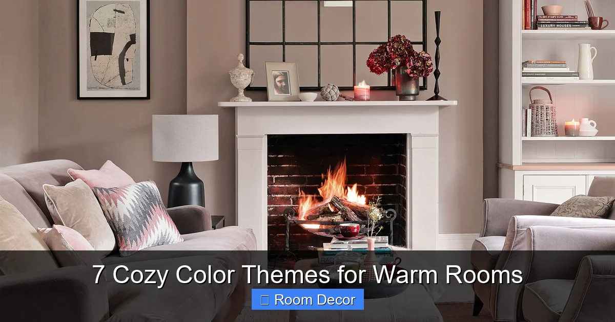 7 Cozy Color Themes for Warm Rooms