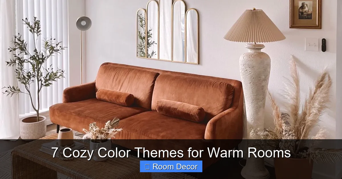 7 Cozy Color Themes for Warm Rooms