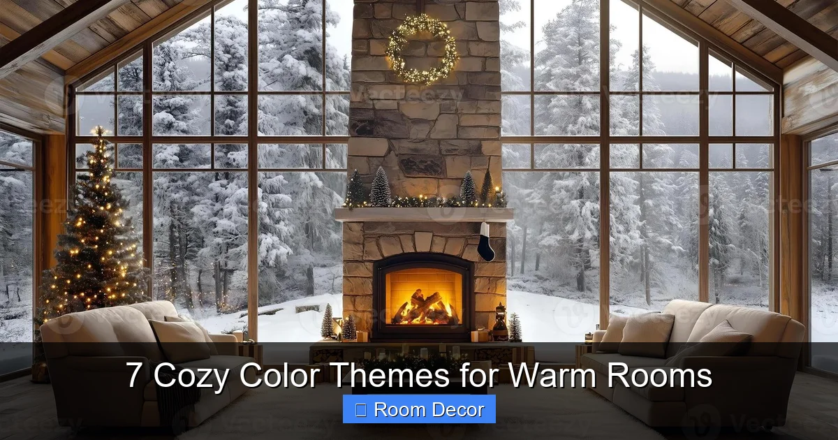 7 Cozy Color Themes for Warm Rooms