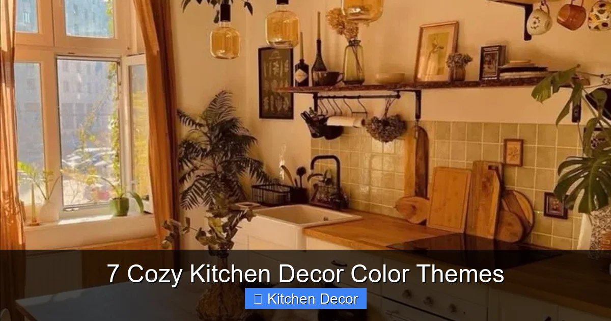 7 Cozy Kitchen Decor Color Themes
