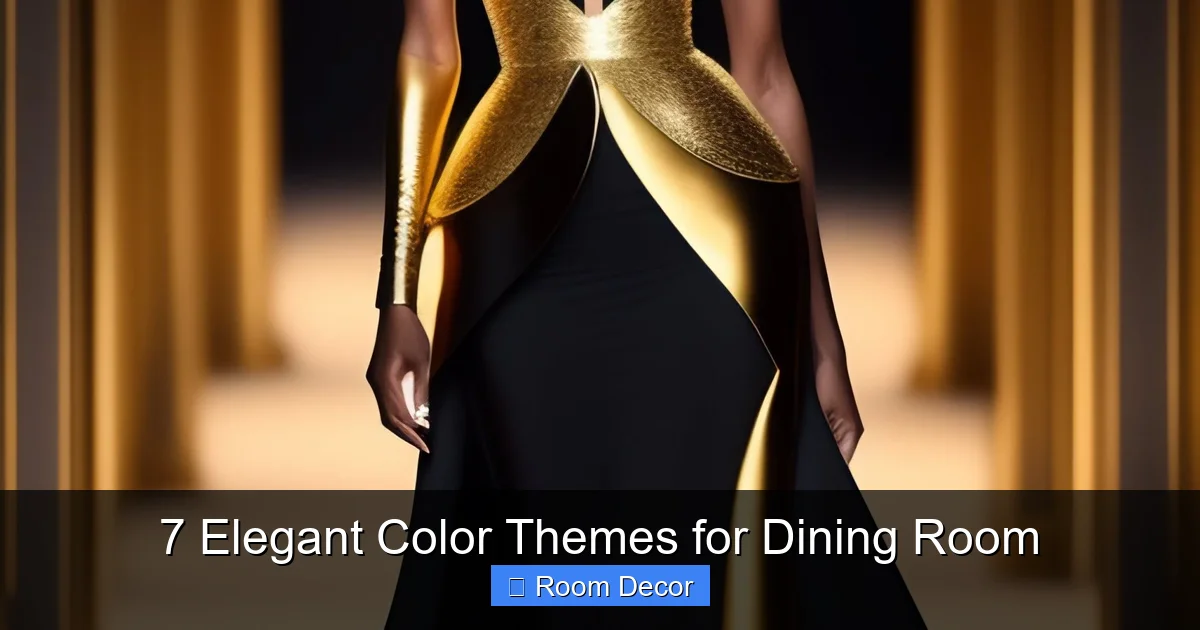 7 Elegant Color Themes for Dining Room