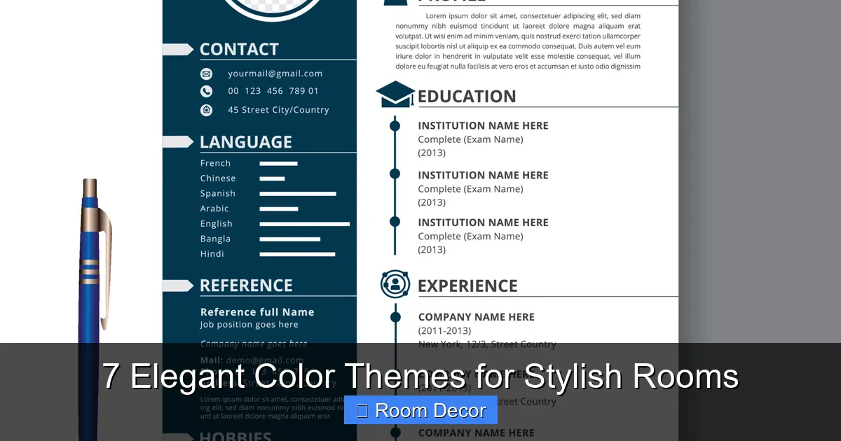 7 Elegant Color Themes for Stylish Rooms